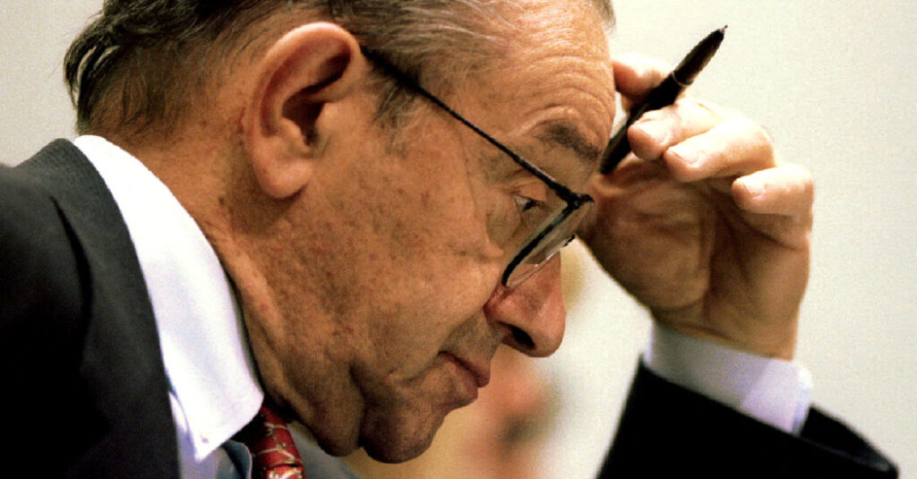 The Time When Alan Greenspan Had to Admit He Was Wrong
