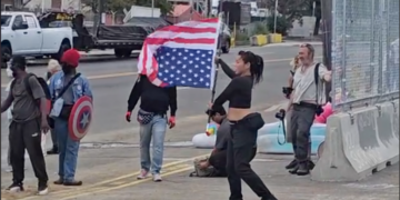 Protester Is Struck by Driver Outside Immigration Detention Center