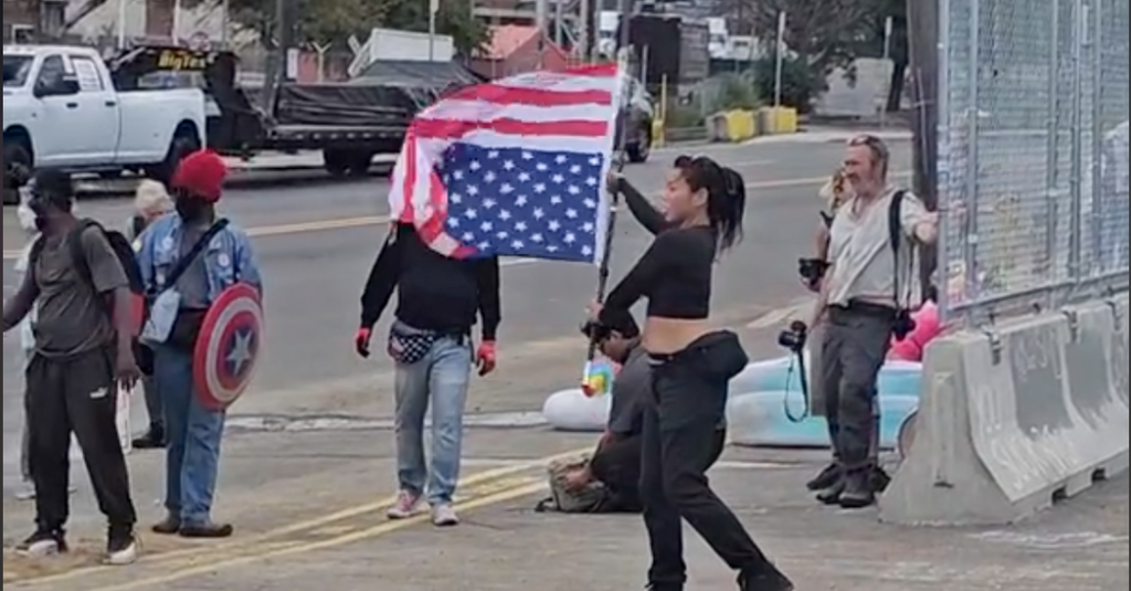 Protester Is Struck by Driver Outside Immigration Detention Center