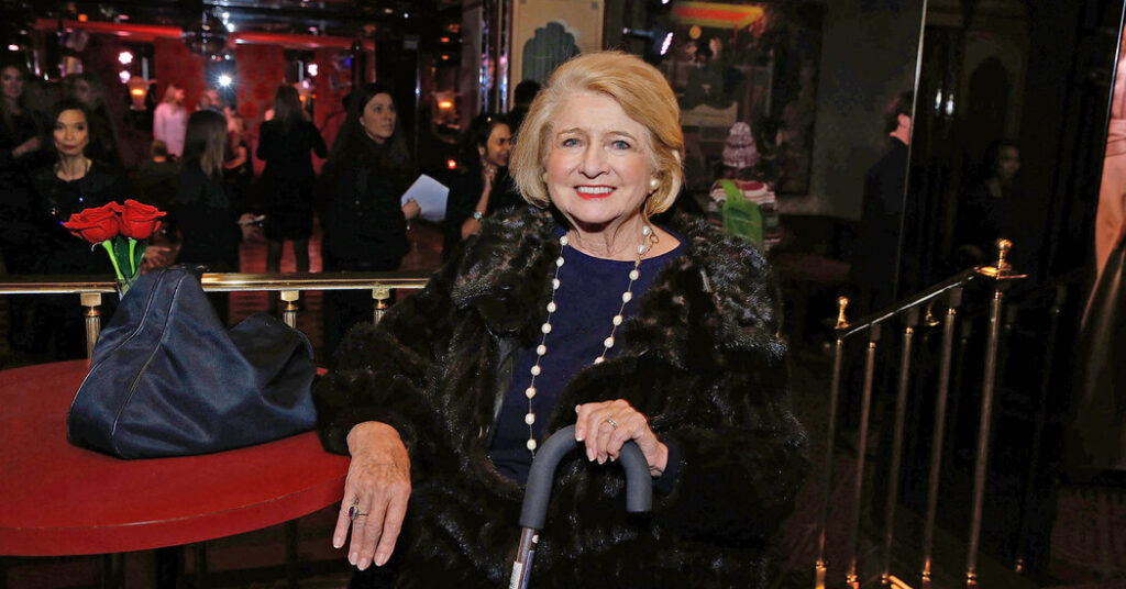 Shirley Lord, Beauty Editor, Novelist and Society Fixture, Dies at 93