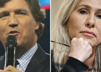 Tucker Carlson and Marjorie Taylor Greene Say They Are Done With the G.O.P.