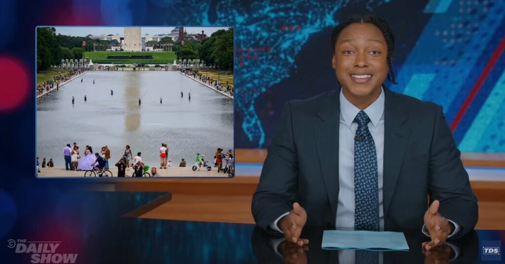 Josh Johnson Calls the Reflecting Pool ‘the Breakout Hit of the Summer’