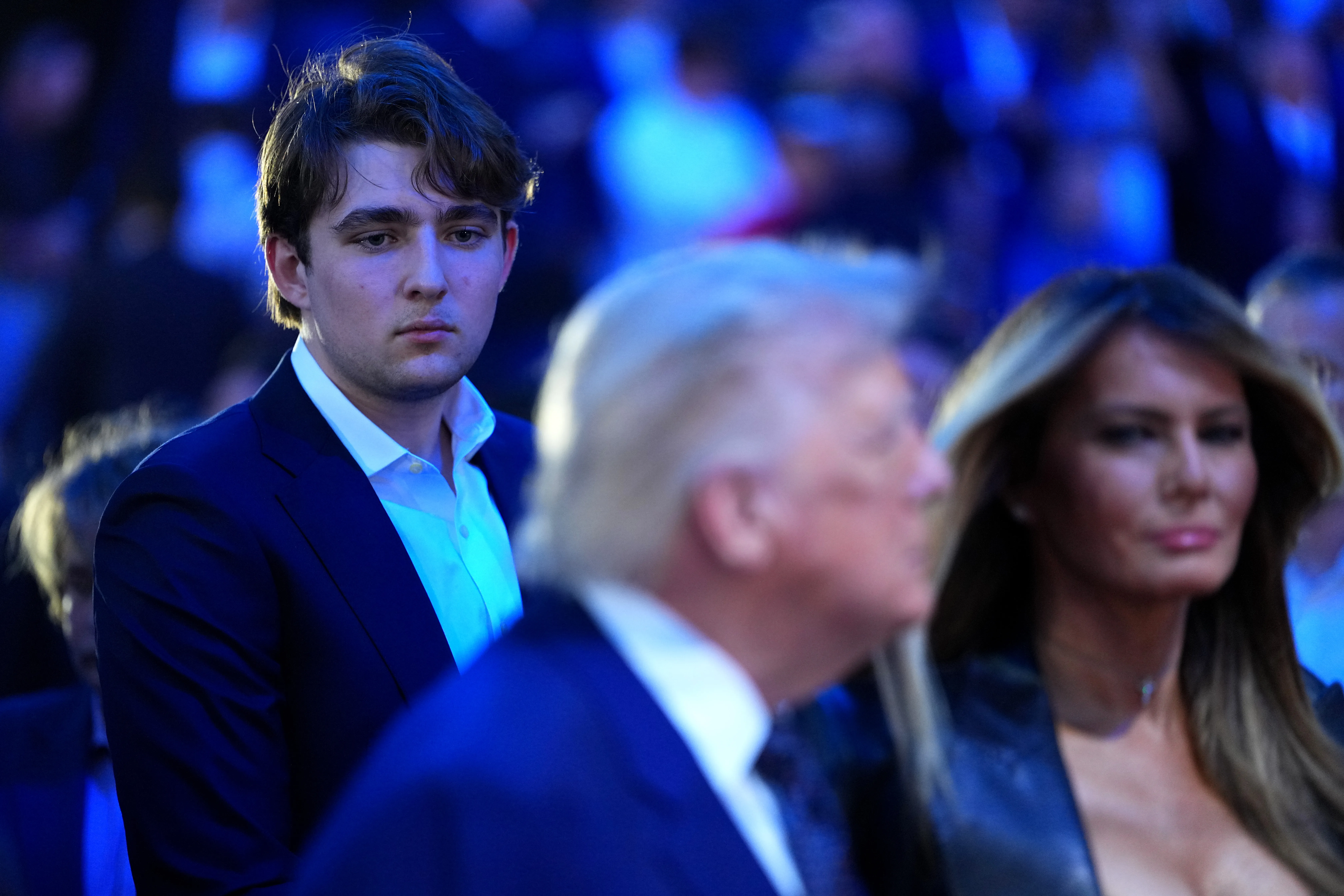 Barron Trump attends the UFC Freedom 250 event.