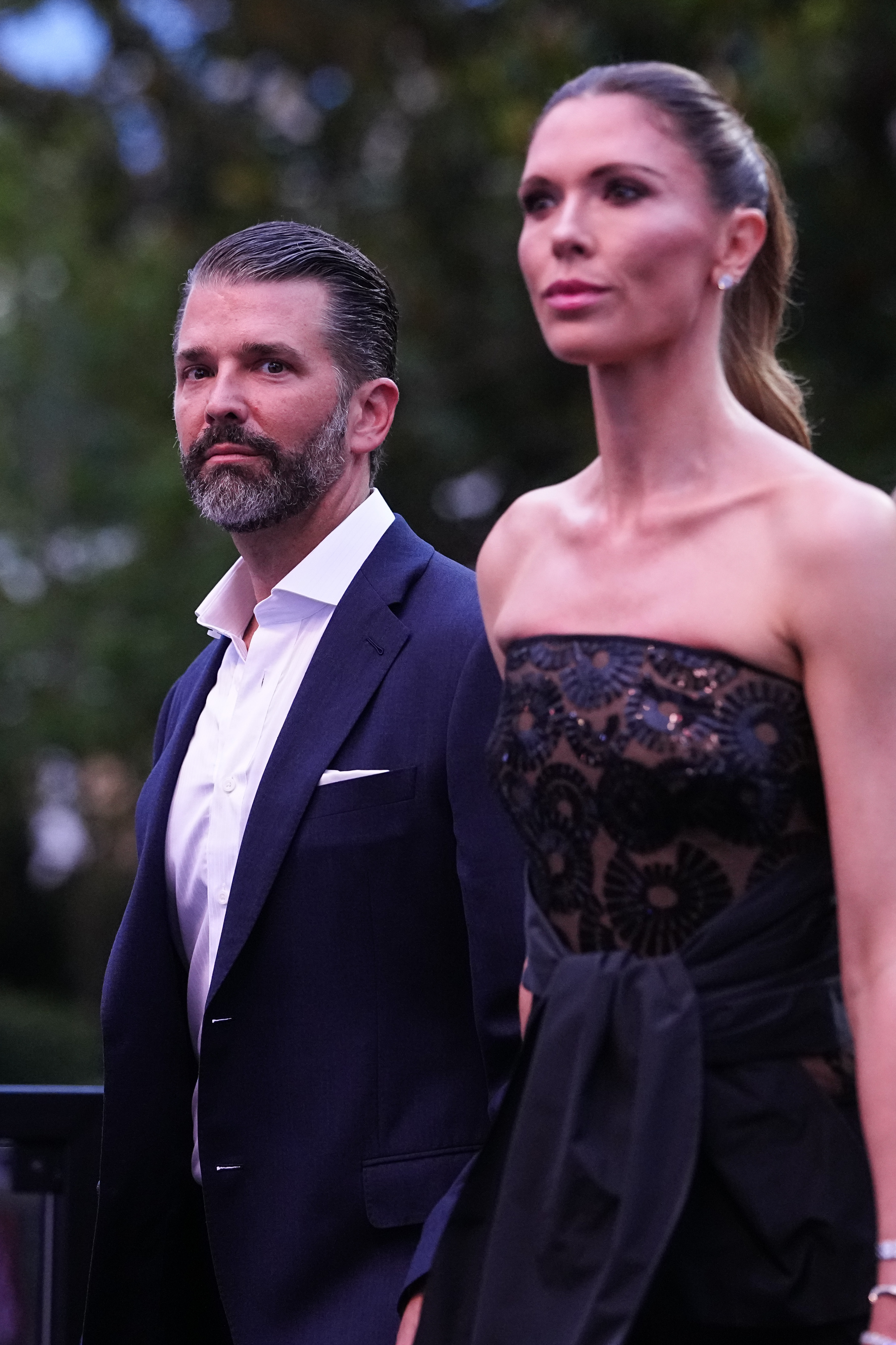 Donald Trump Jr. and Bettina Anderson attend the UFC Freedom 250