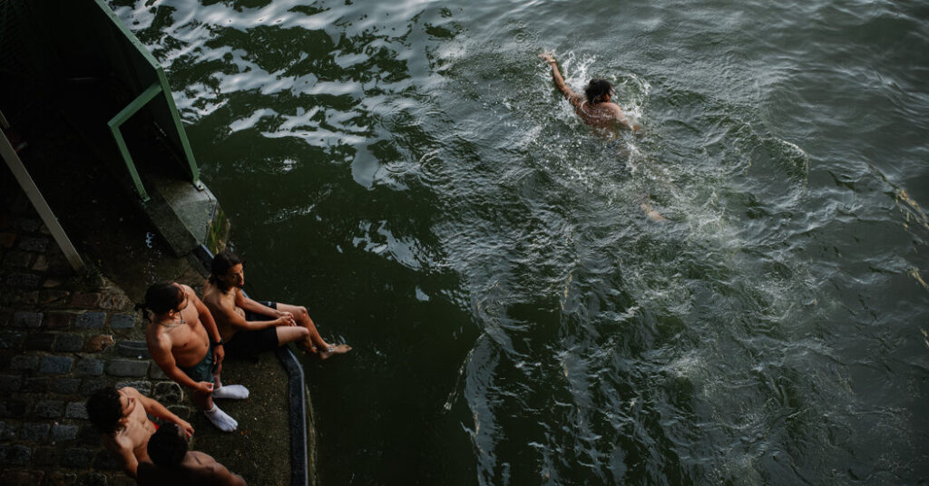 To Escape Record Heat, the French Are Taking to Water. Both Have Been Deadly.