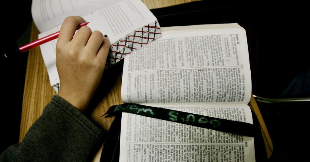 Texas Could Soon Move Bible Reading From Sunday School to Public School