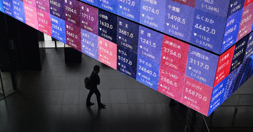 Asian Stocks Tumble as A.I. Uncertainty Jolts Tech Shares