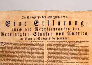 For the U.S.’s 250th Birthday, a German Declaration of Independence Goes on Show