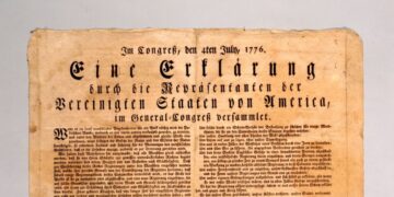 For the U.S.’s 250th Birthday, a German Declaration of Independence Goes on Show