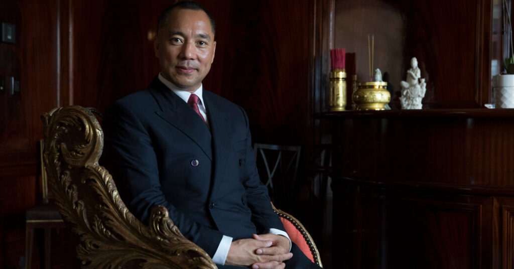 Former Chinese Billionaire and Bannon Associate Is Sentenced for Fraud