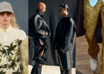 Trending in Paris for Men: Glitter Pants and Inflatable Suits