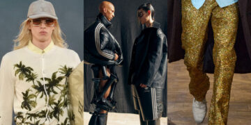 Trending in Paris for Men: Glitter Pants and Inflatable Suits