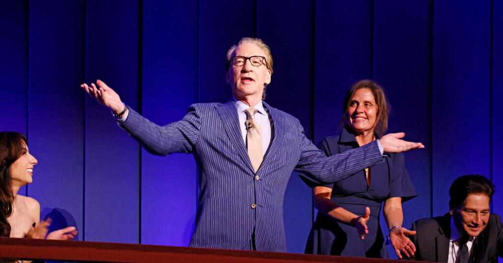 Trump Jokes Are Shared at Kennedy Center on Bill Maher’s Night