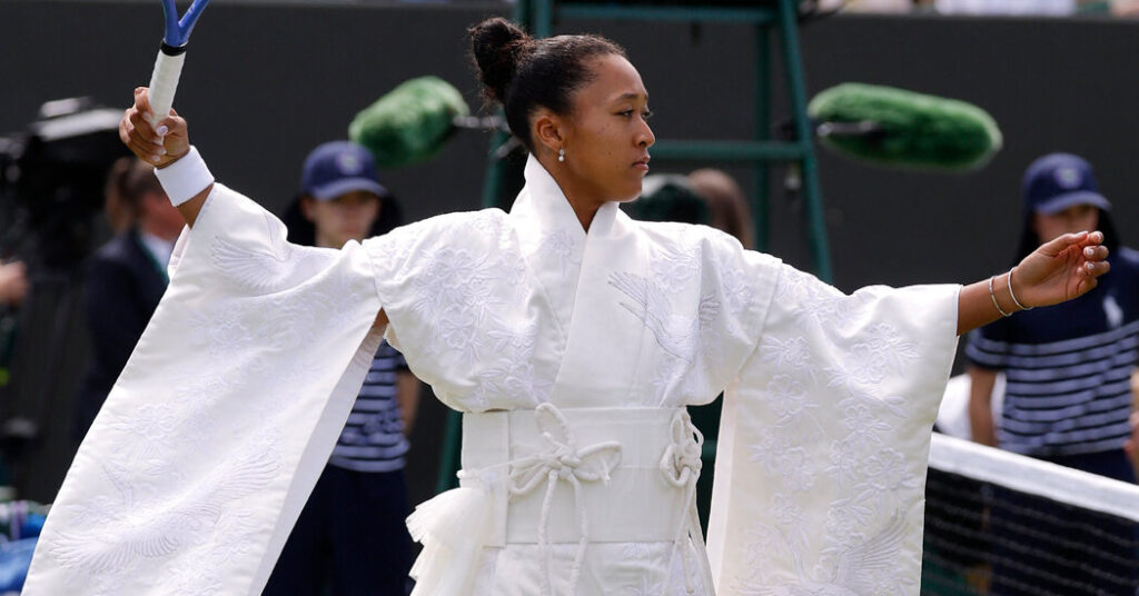 Naomi Osaka Serves Up a Fashion Slam at Wimbledon