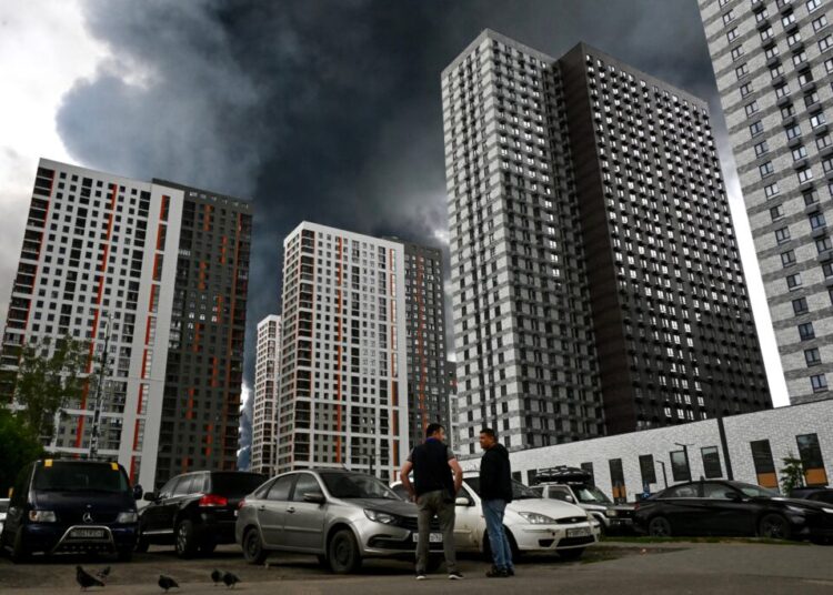 Ukraine pummels Russian capital with what may be largest drone strike yet on Moscow