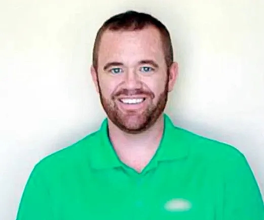 Randal Vance in a green polo shirt.