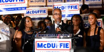 Kenyan McDuffie concedes to Janeese Lewis George in D.C. mayoral primary