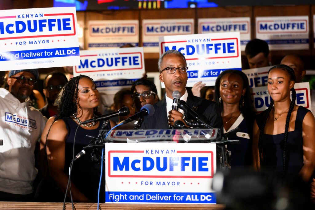 Kenyan McDuffie concedes to Janeese Lewis George in D.C. mayoral primary
