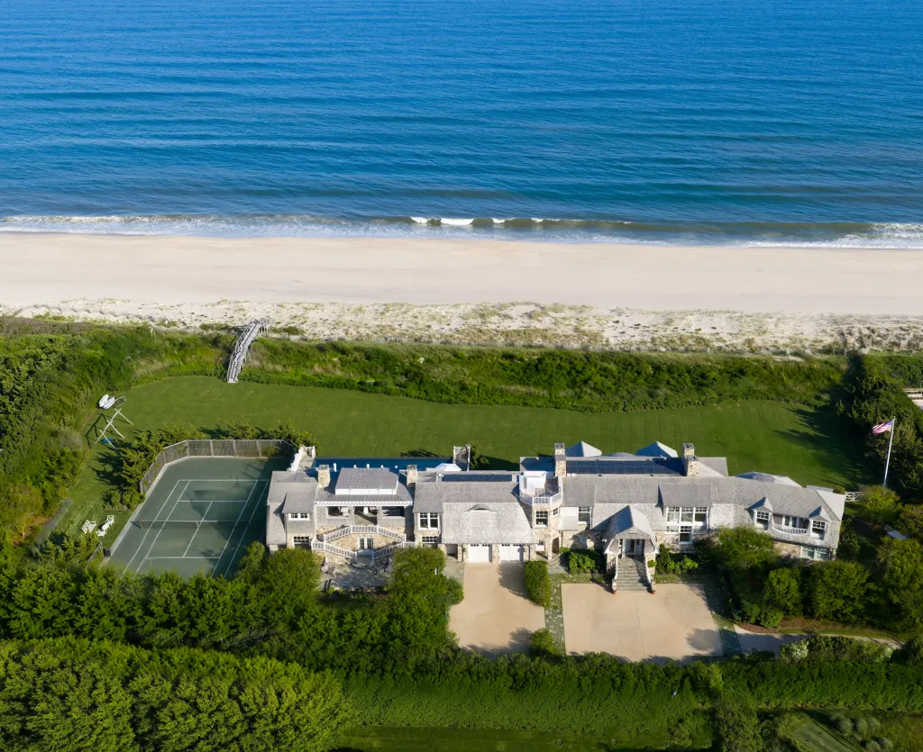 The dwelling stands on one of the priciest streets in the US.