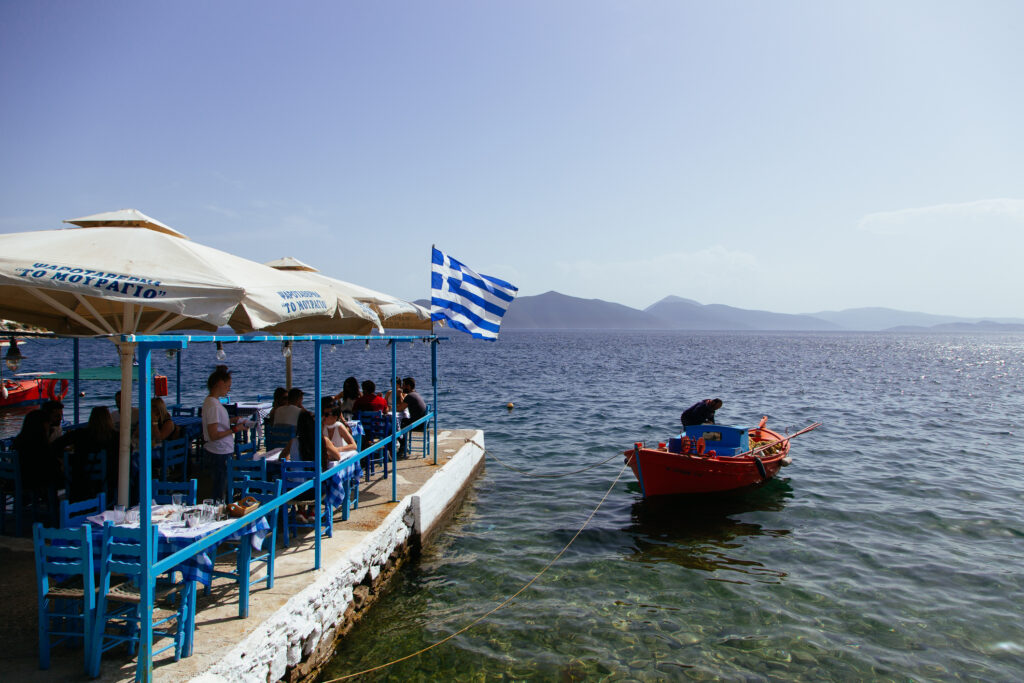 Savoring the sips and sounds of a Greek taverna