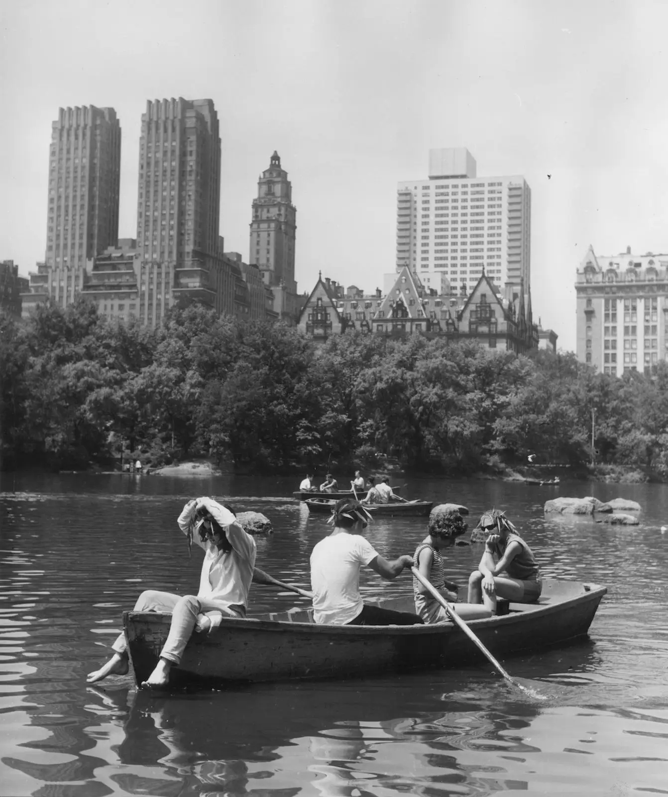 boating central park summer