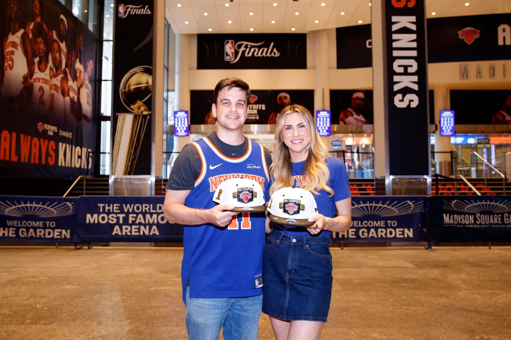 the couple at MSG.