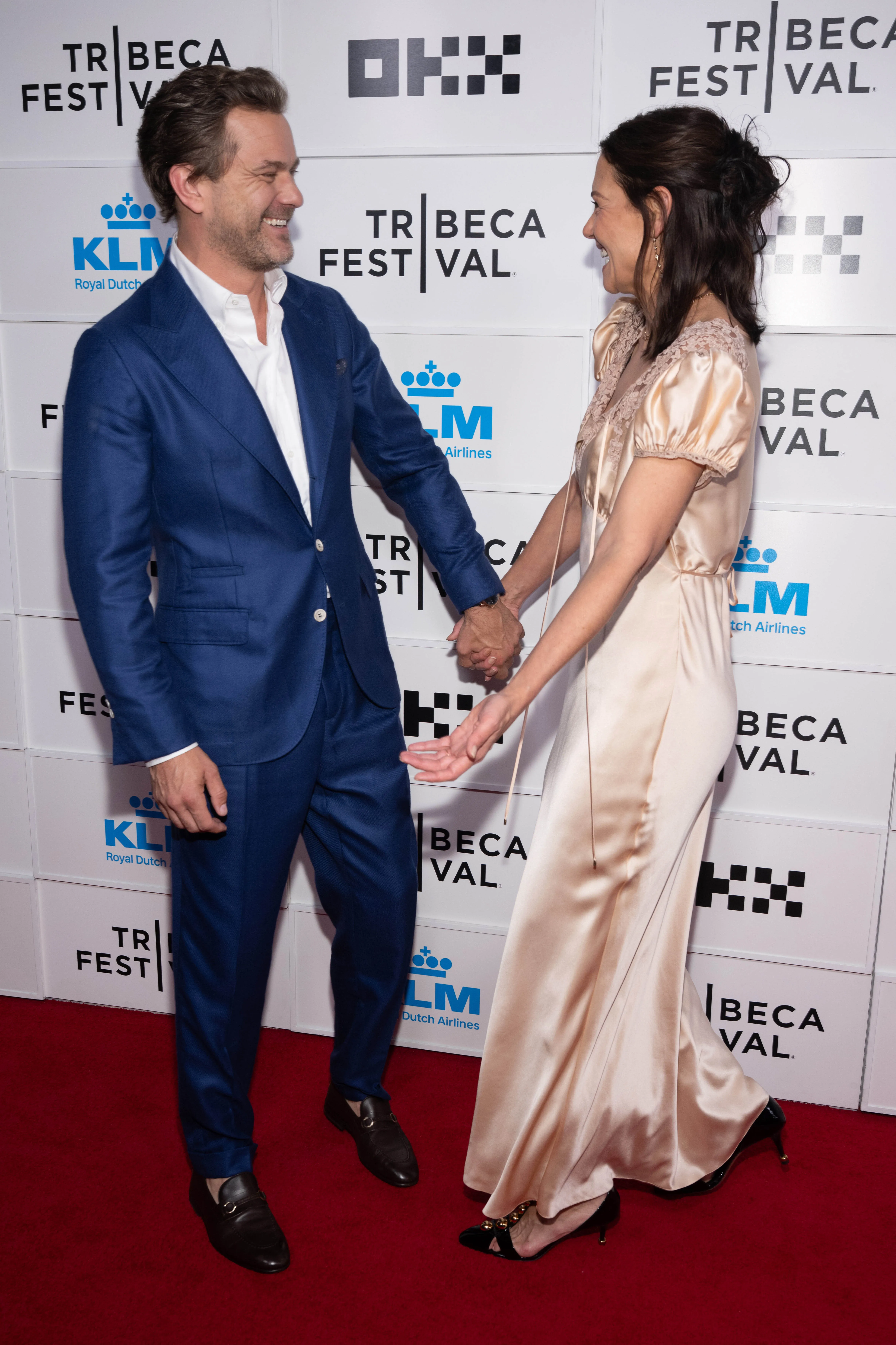 Joshua Jackson and Katie Holmes at the 
