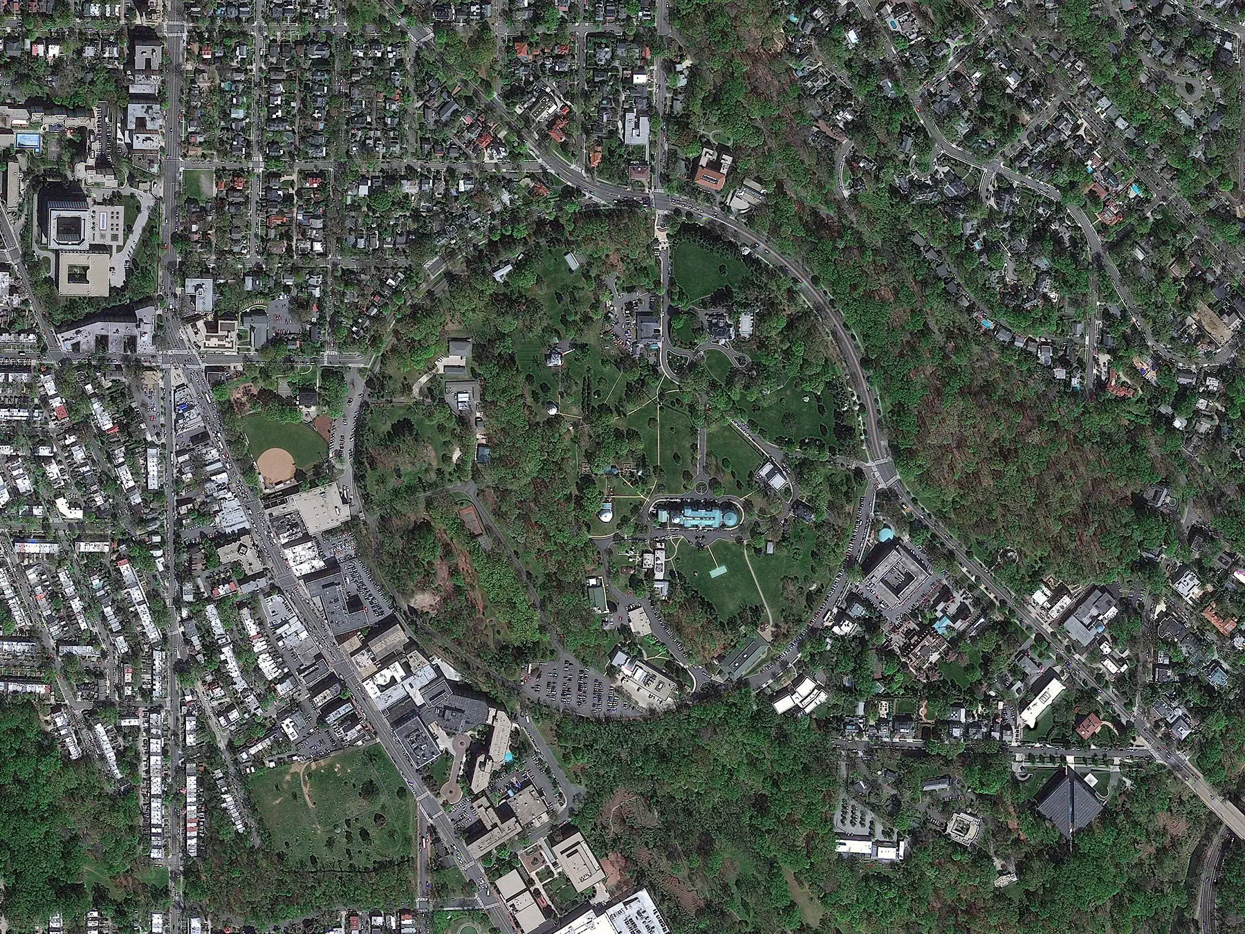 Aerial of the Naval Observatory