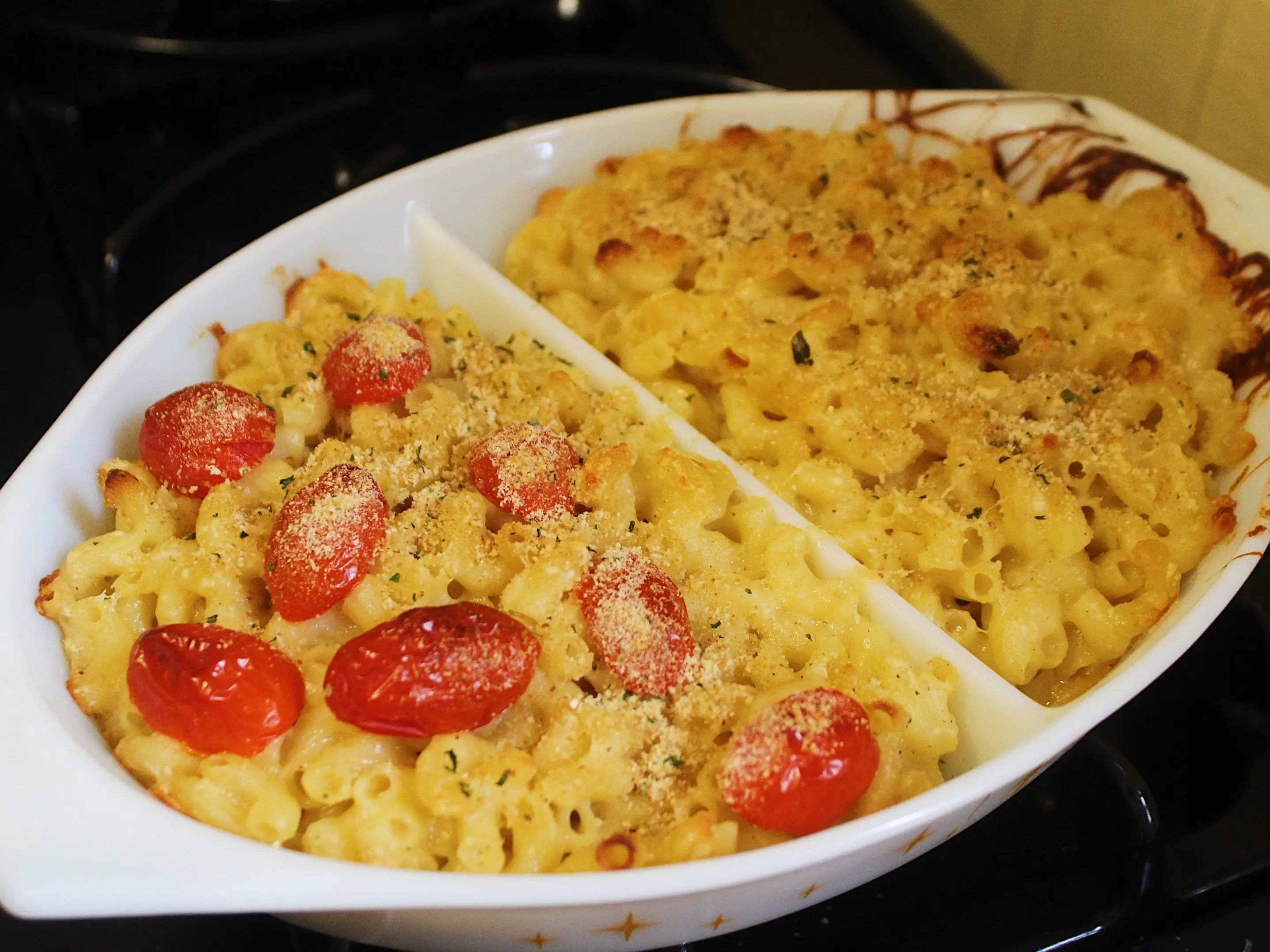 the finished ina garten macaroni and cheese
