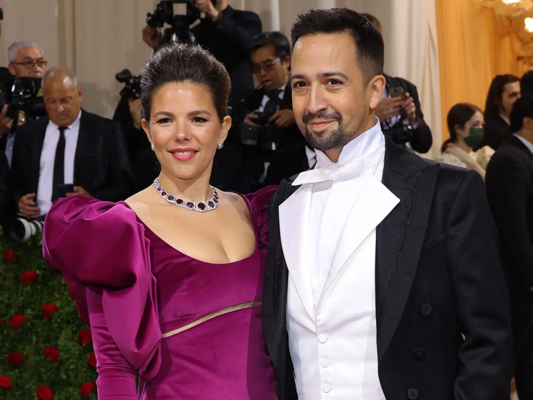 lin manuel miranda and vanessa nadal