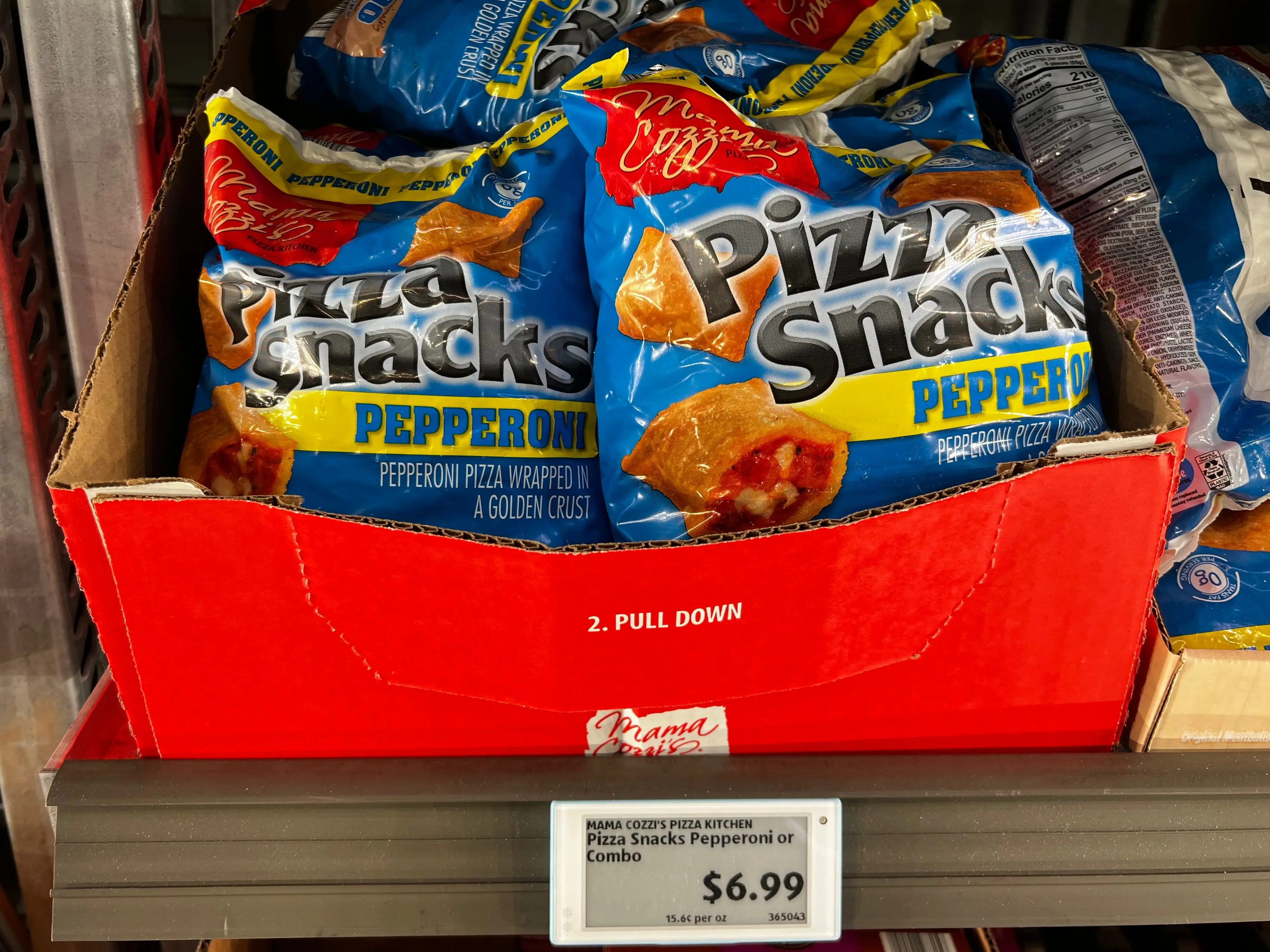 Mama Cozzi's pizza snacks