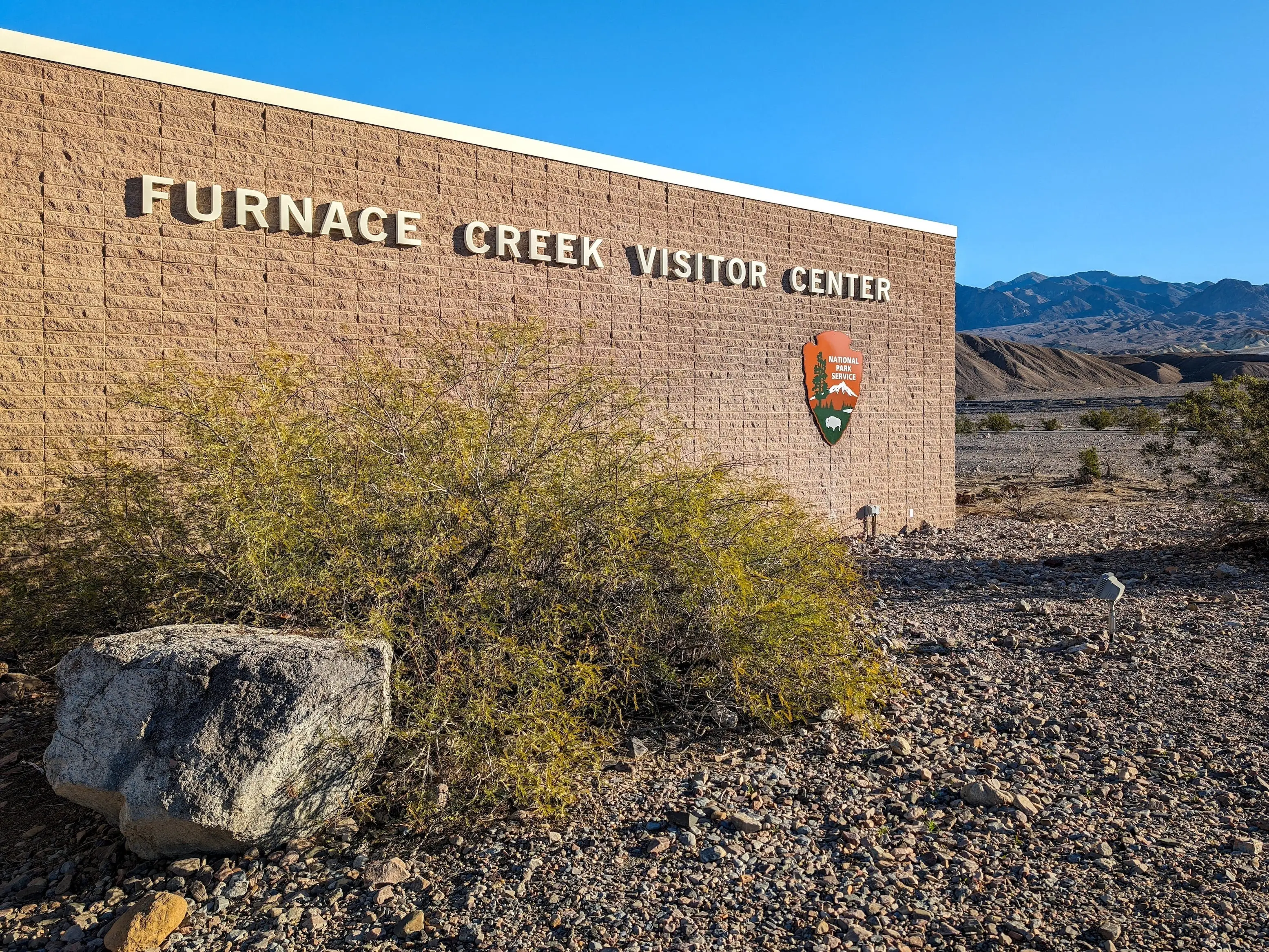 Furnace Creek Visitor Center.