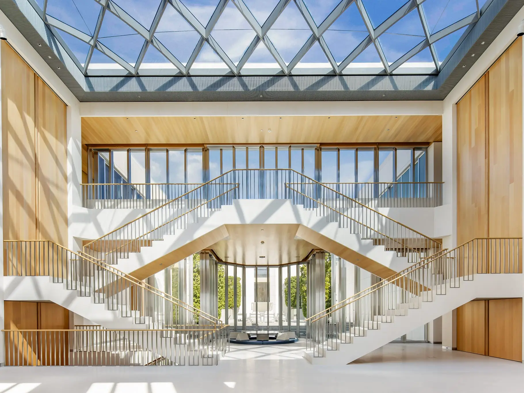 staircases inside pritzker estate