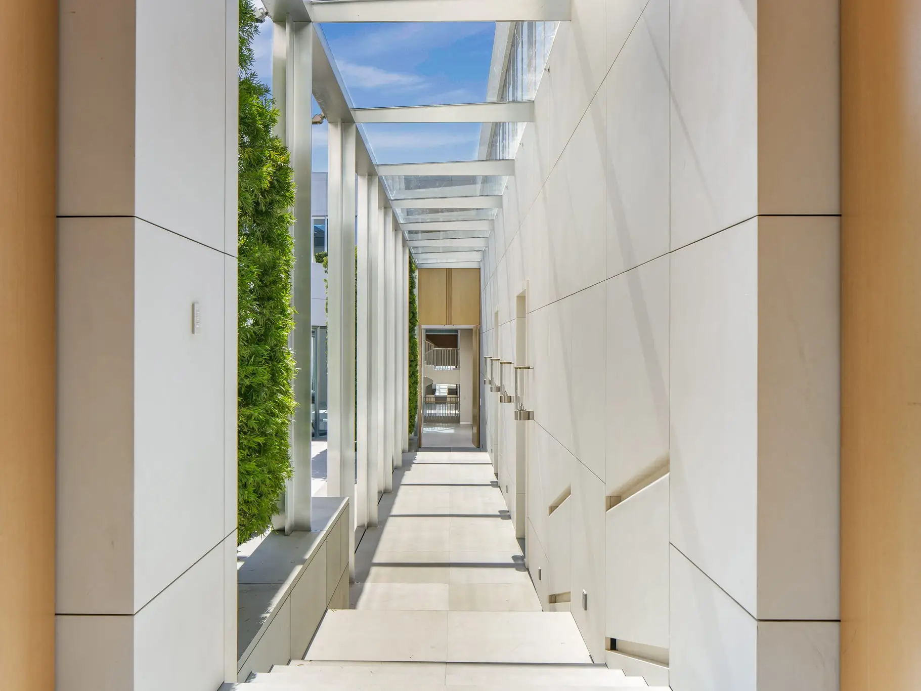 hallways in the pritzker estate