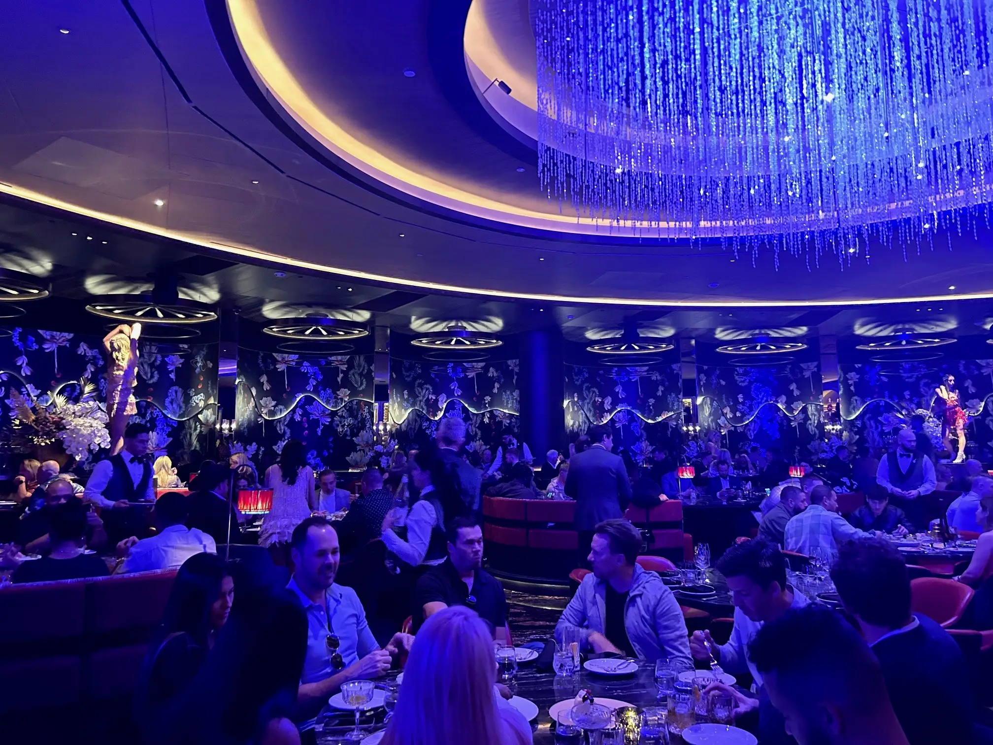Inside the Papi Steak restaurant in Las Vegas