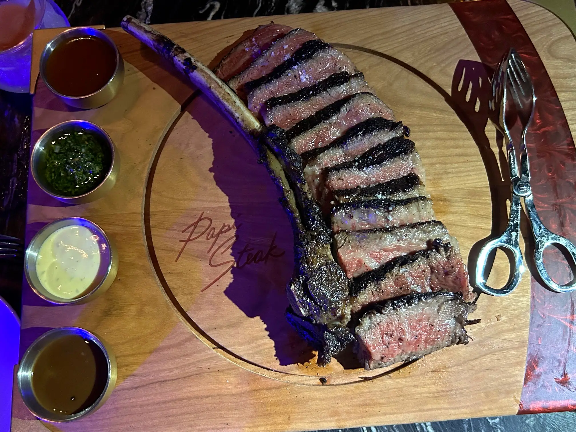 The $1,000 Beef Case at Papi Steak