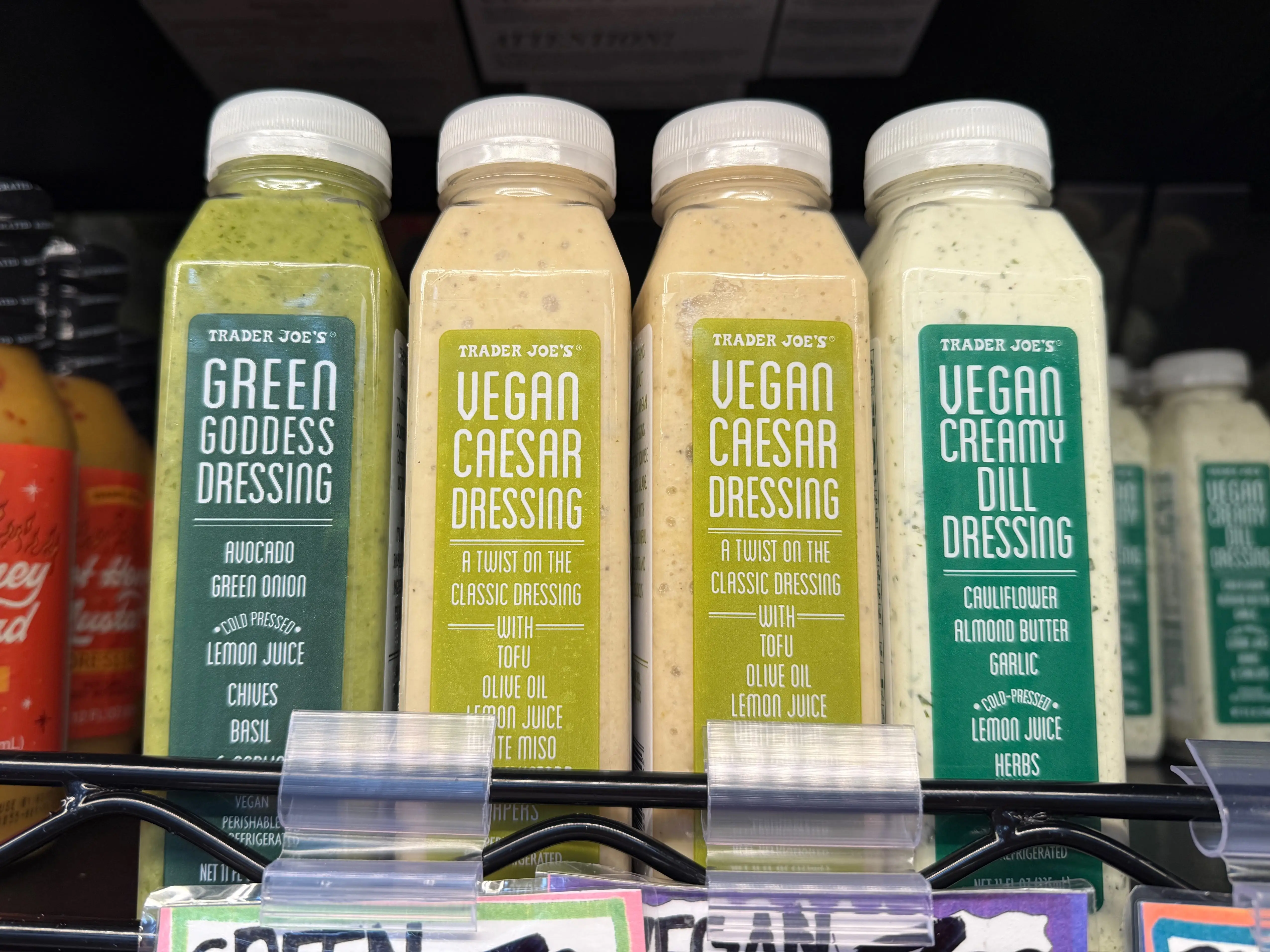 vegan salad dressing at trader joe's