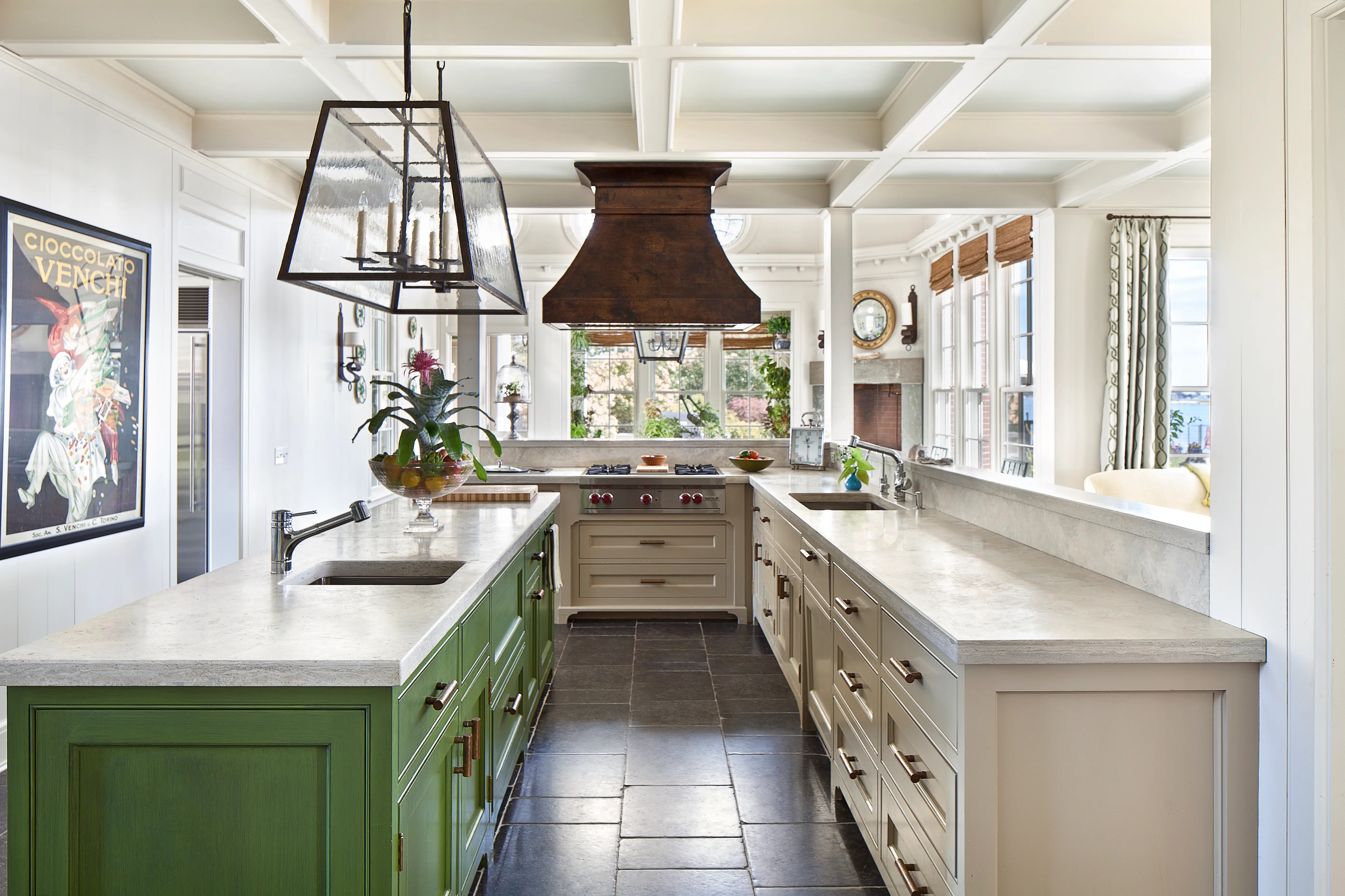 A kitchen.
