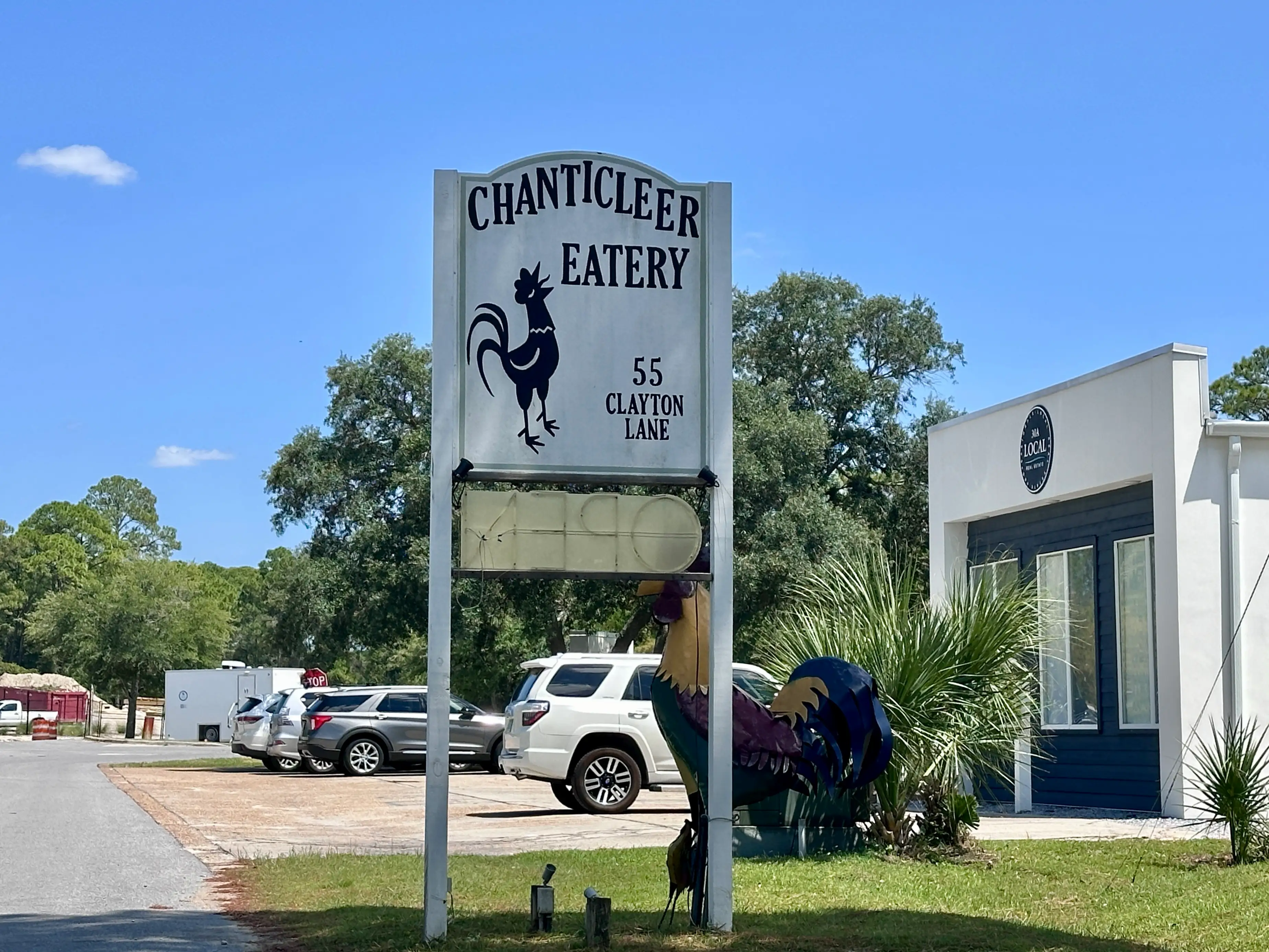 Chanticleer Eatery sign in Santa Rosa