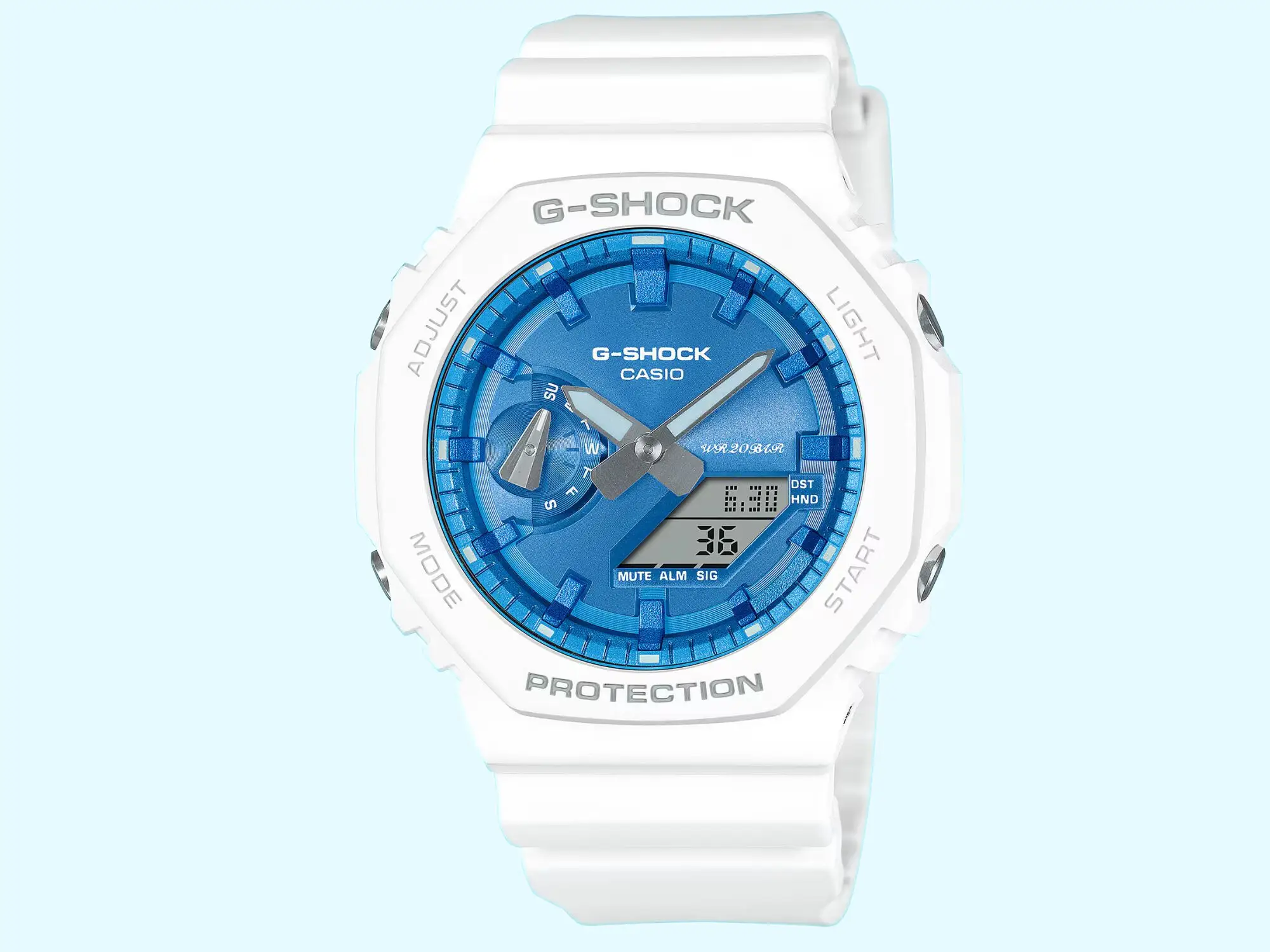 The GA2100WS-7A watch from G-Shock.