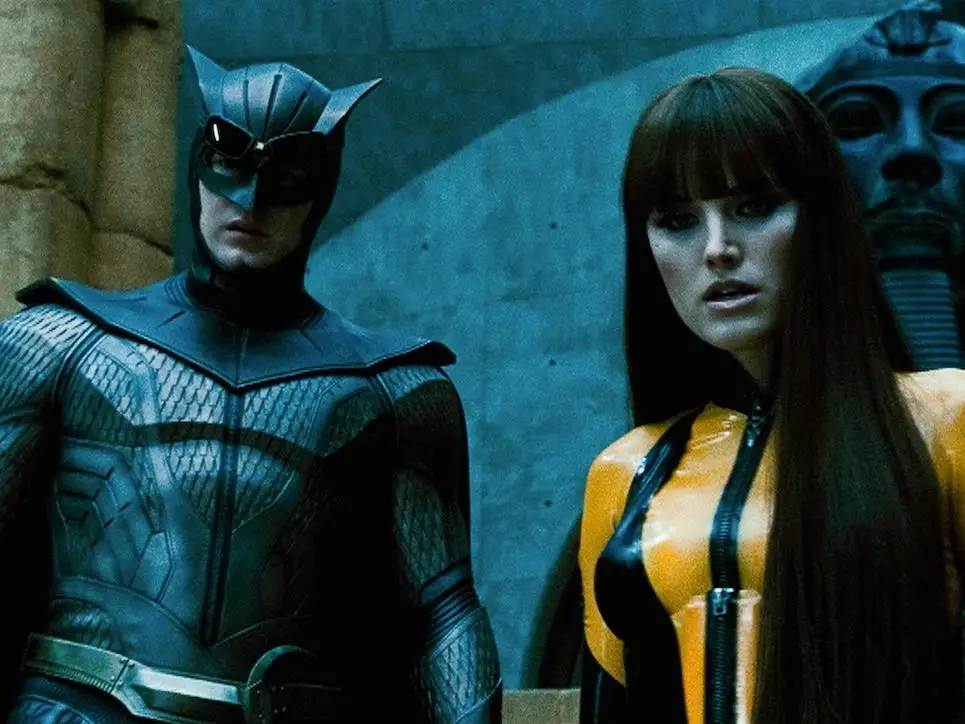 patrick wilson and malik akerman in watchmen