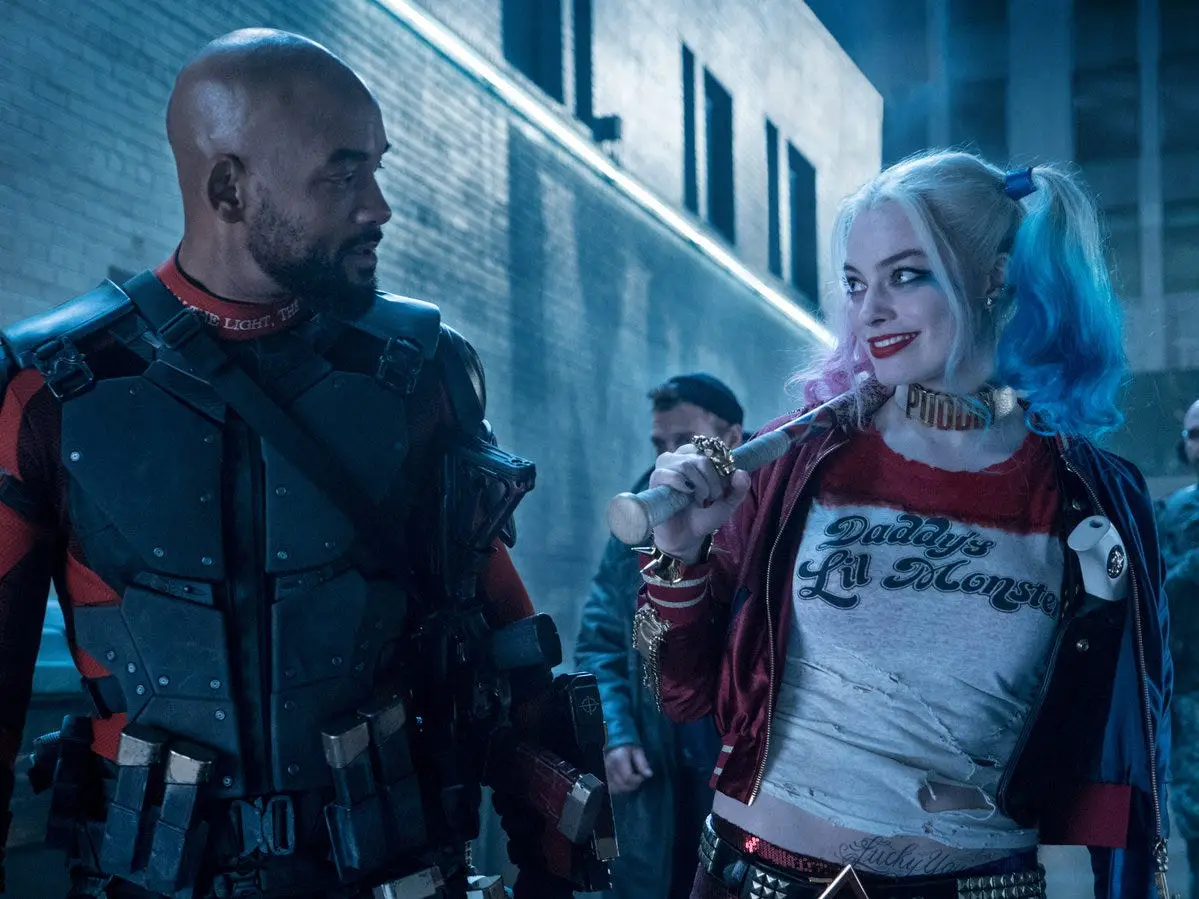 will smith and harley quinn in suicide squad