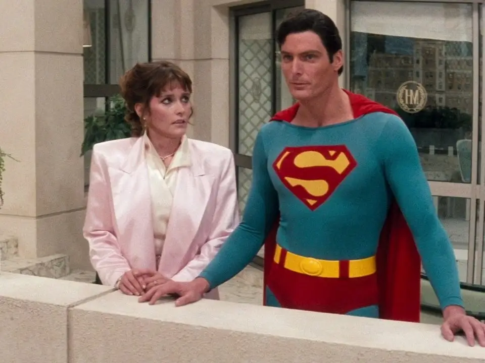 margot kidder and christopher reeve in Superman IV: The Quest for Peace