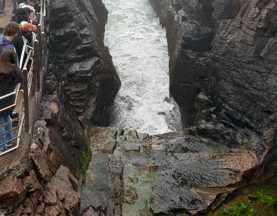Thunder Hole at Acadia National Park in Maine.