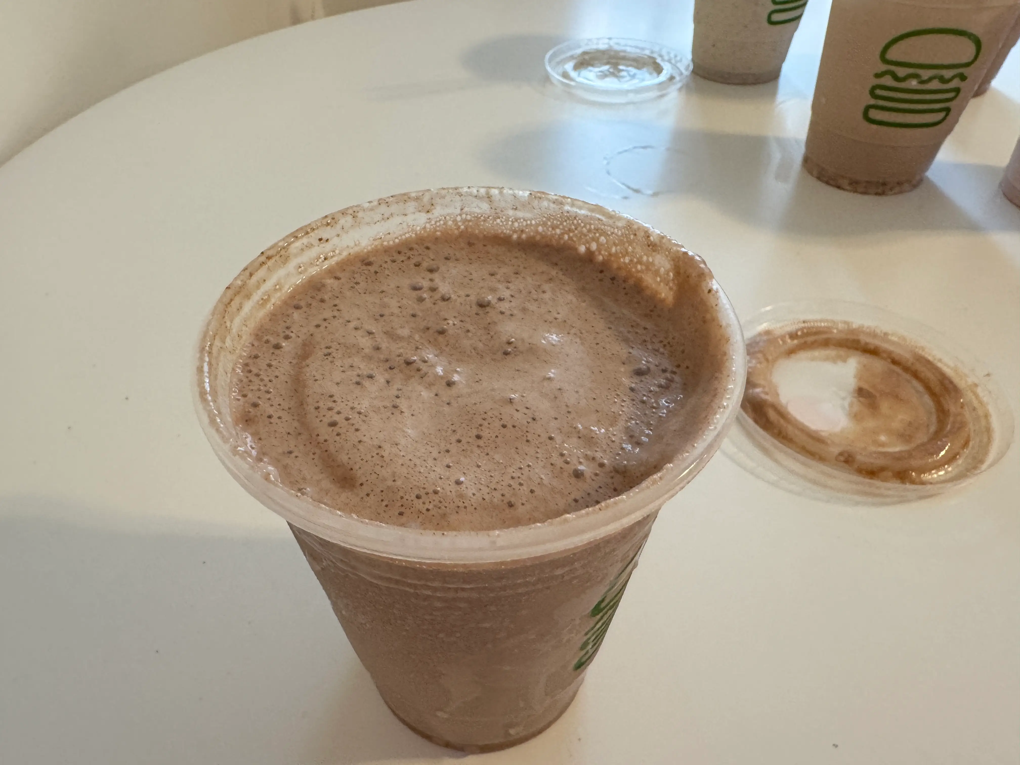 vanilla and chocolate shake
