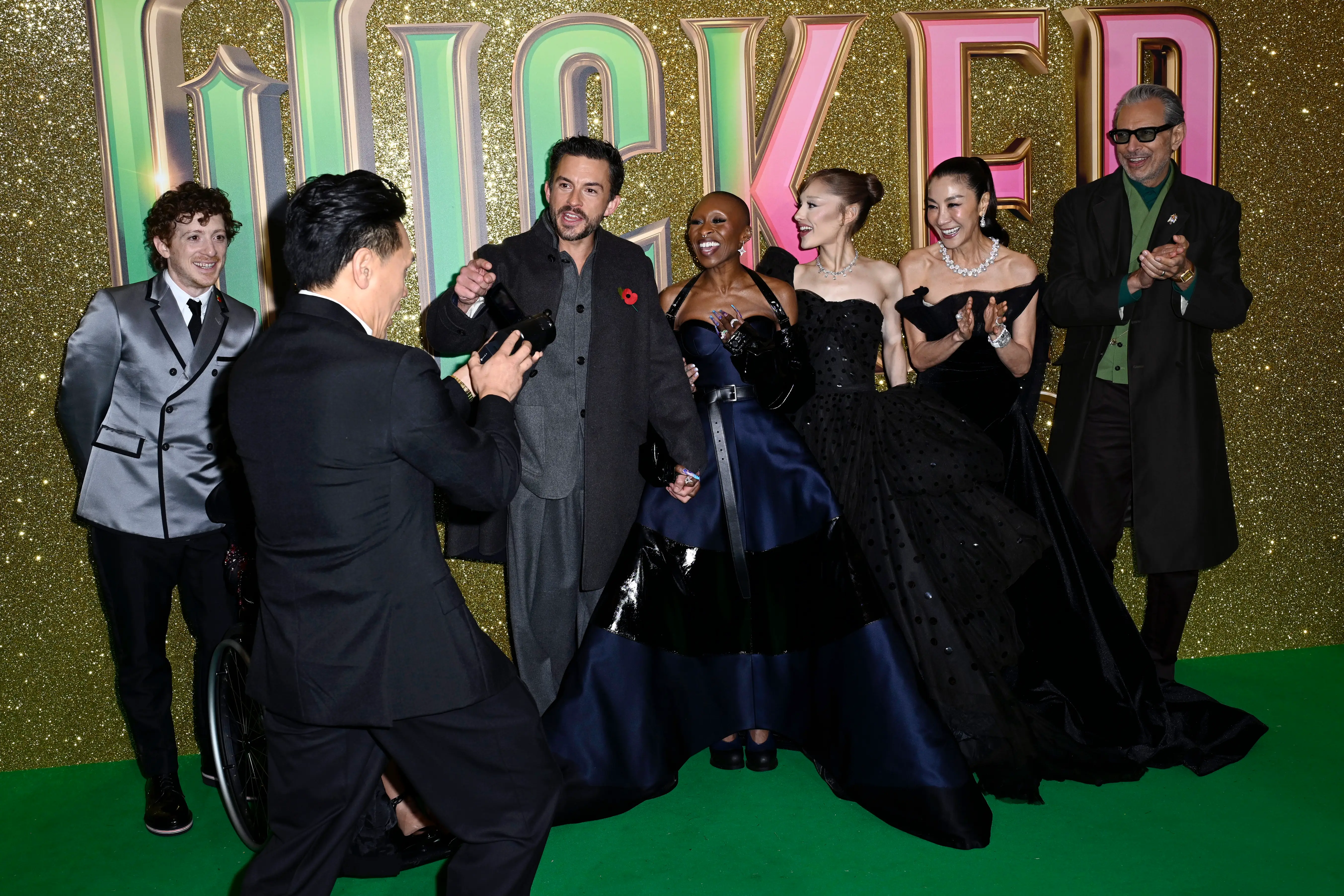 The cast of