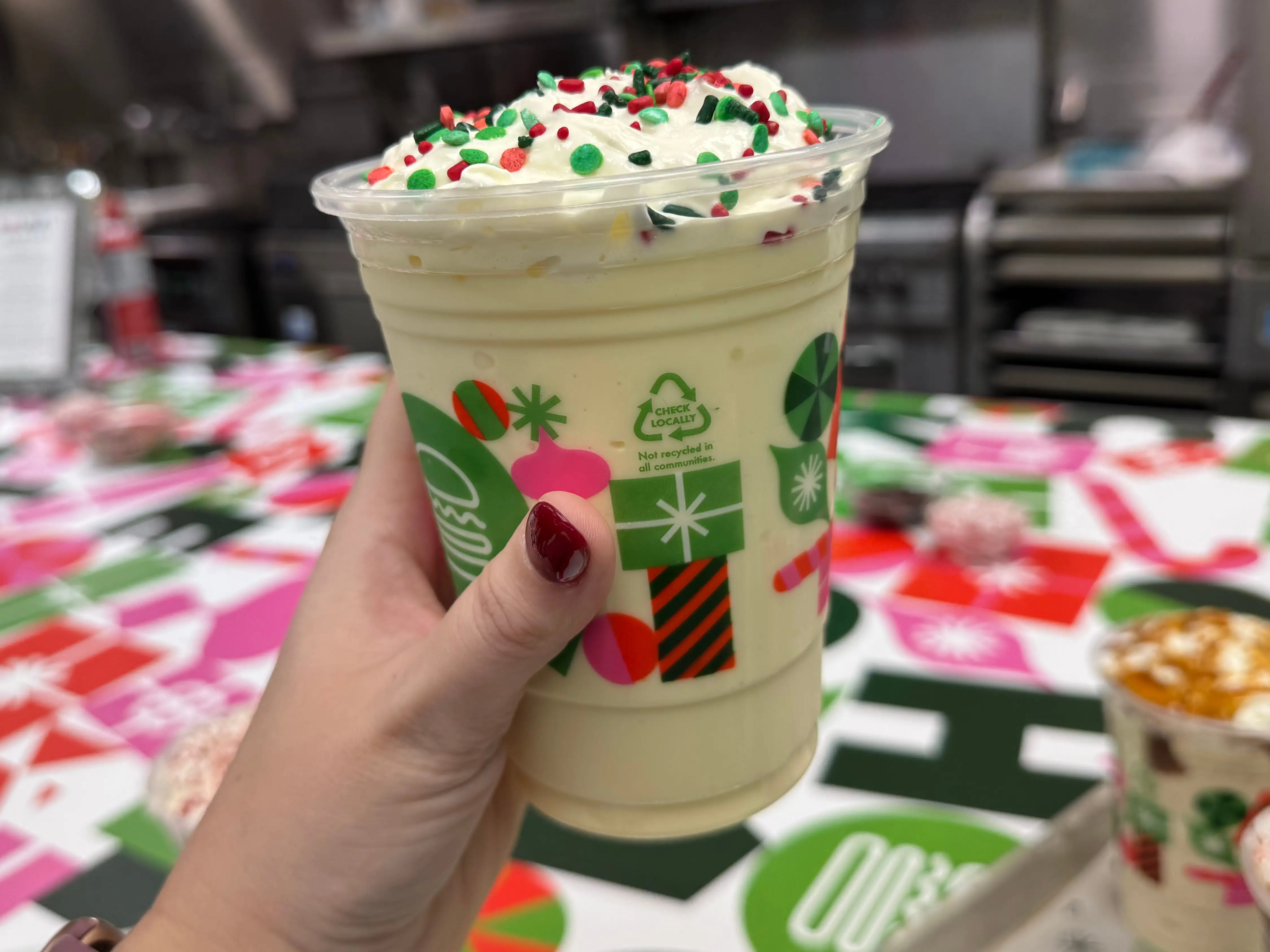 christmas cookie shake