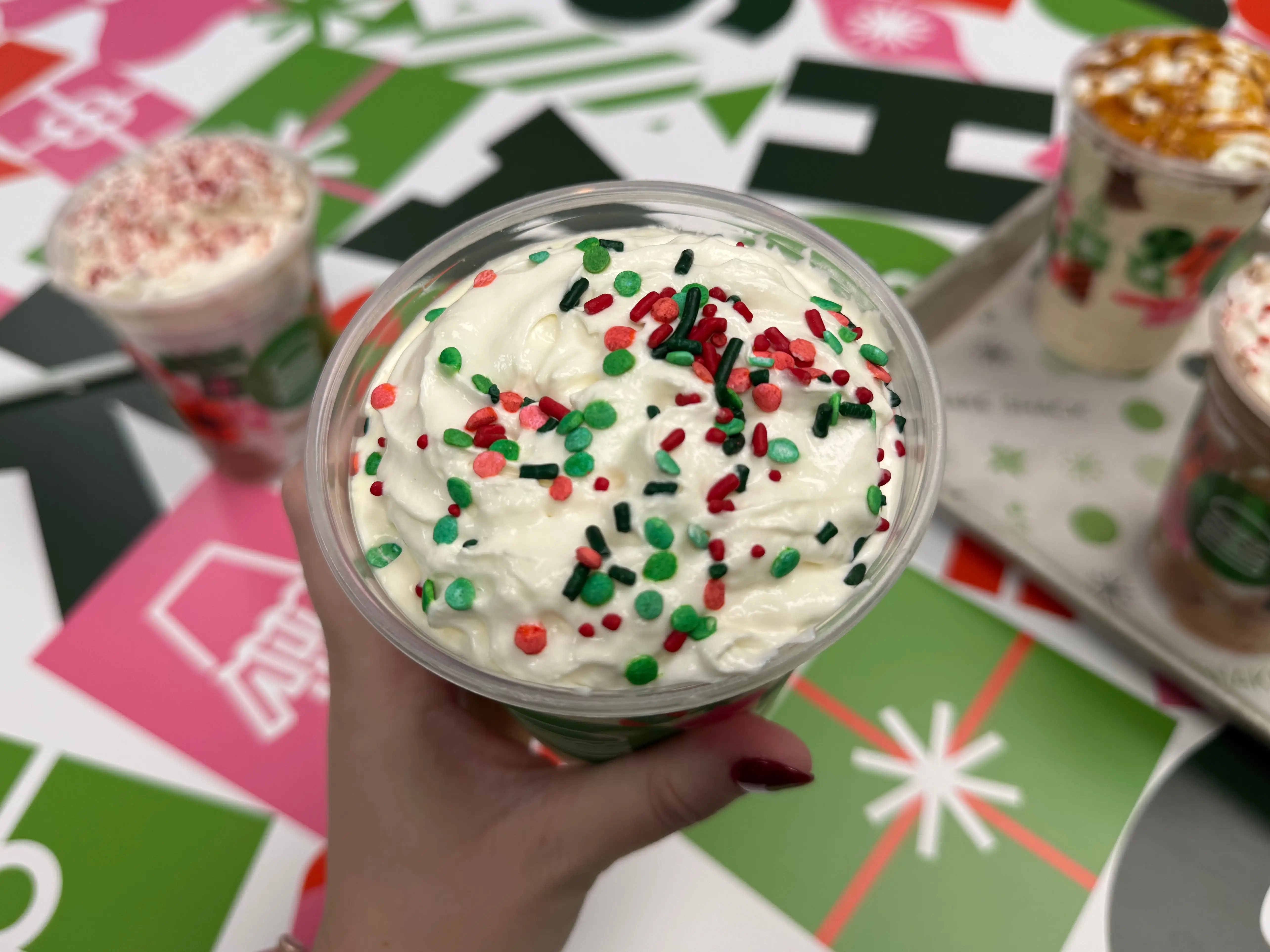 christmas cookie shake