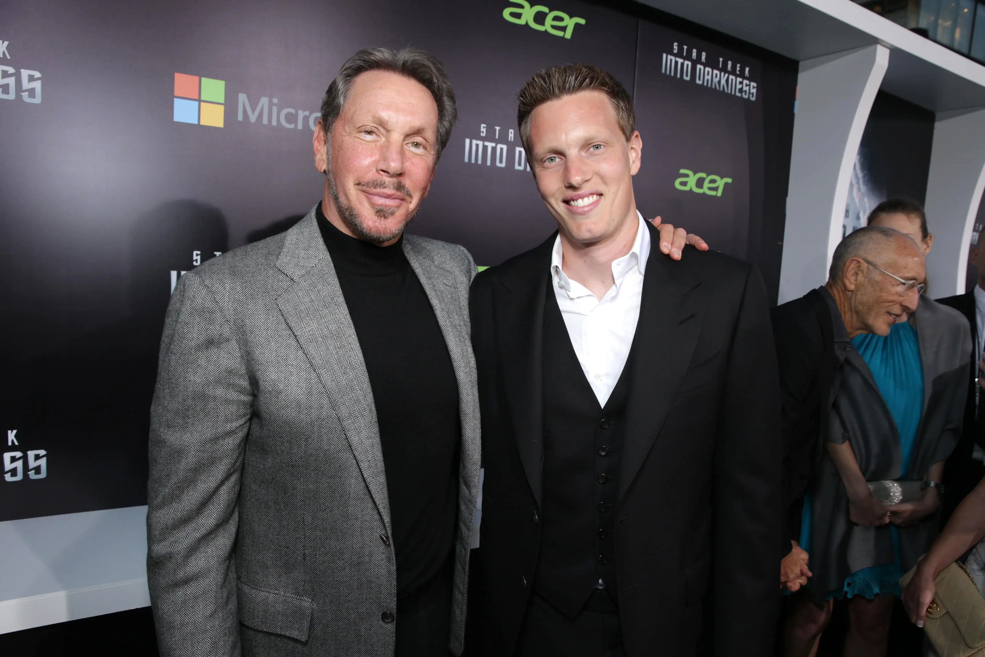 David and Larry Ellison, 2013