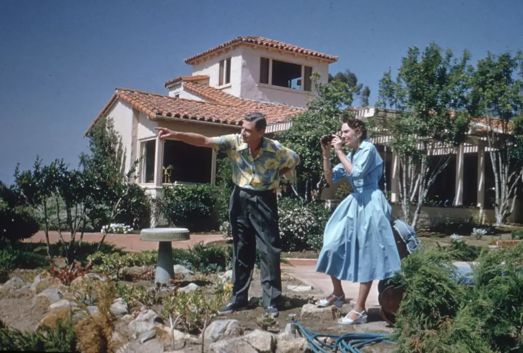 Theodor Seuss Geisel and his wife, Helen Palmer, at their home in California.